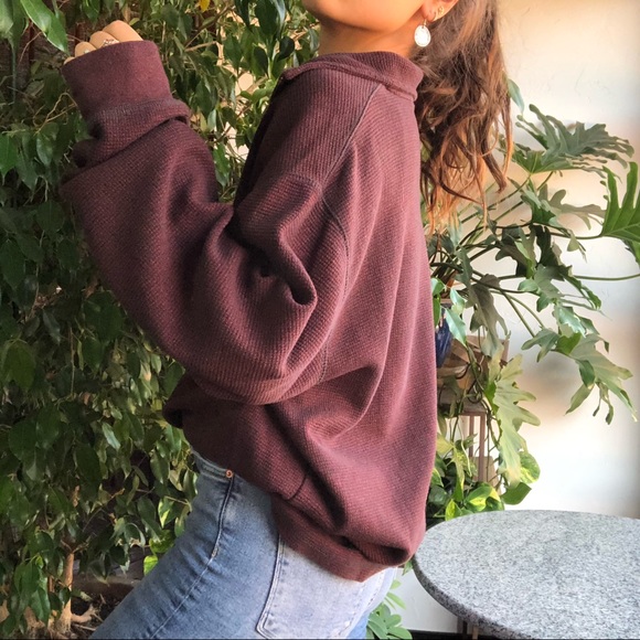 SOLD Red Head Brand Co | Maroon 1/4 Zip Pullover - Picture 5 of 10